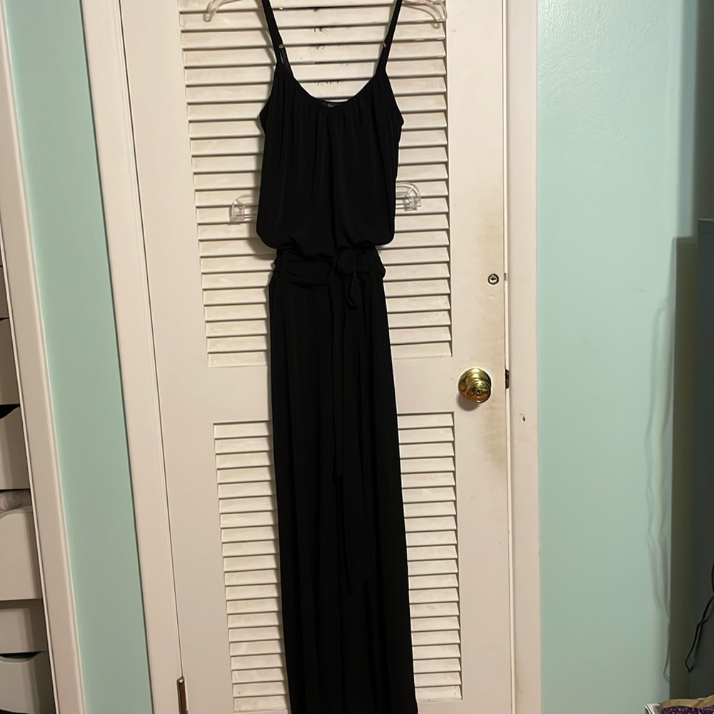 Black Express spaghetti strap jumpsuit